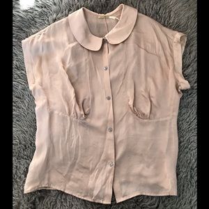 Max Studio silk sleeveless blouse